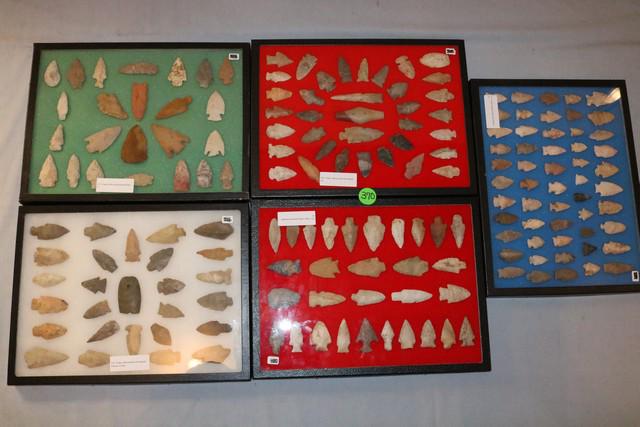 (5) 8 x 12 Assorted Arrowheads (1 of 6)
