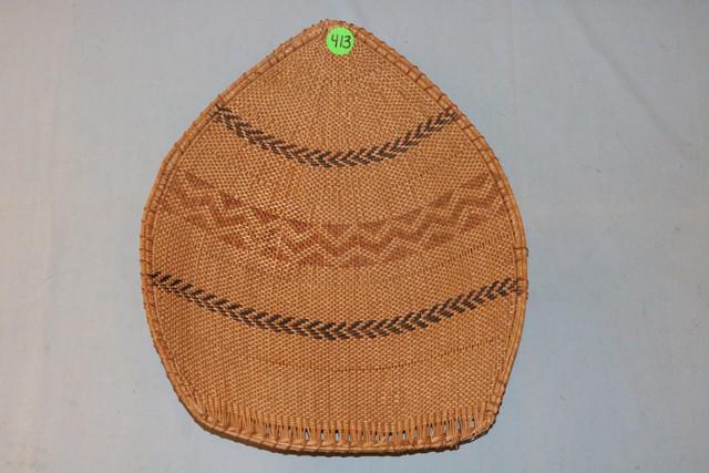 California Modoc Woven Basket Tray (1 of 2)