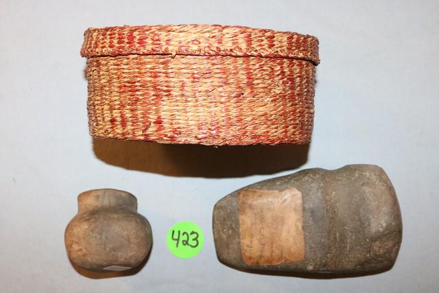 Stone 6” Axe, small pot Southwest, California (1 of 1)