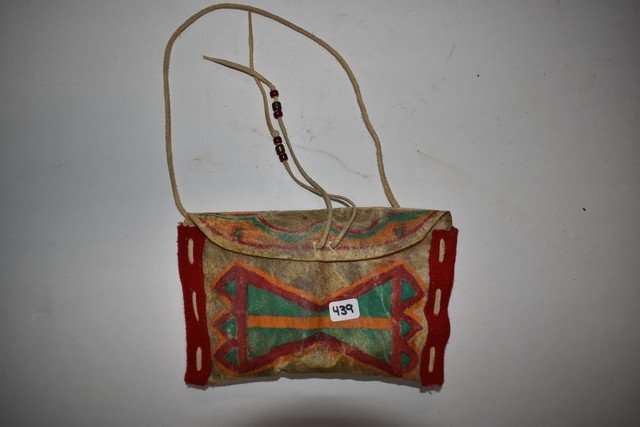 Painted Parfleche Pouch (1 of 1)