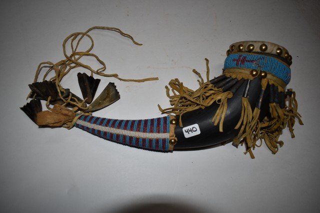 Buffalo Horn Medicine Rattle (1 of 1)