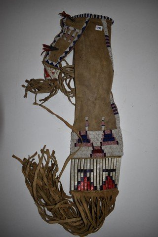 Beaded & Quilled Southern Plains Pipe Bag (1 of 1)