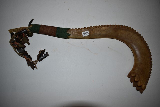 Ram Horn Carved Dance Club (1 of 1)