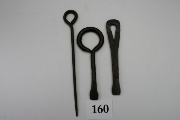 Three Hand Forged Tools