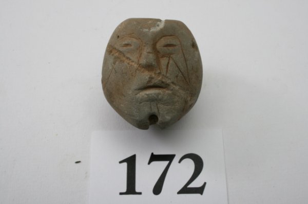 Stone weeping eye pipe bowl