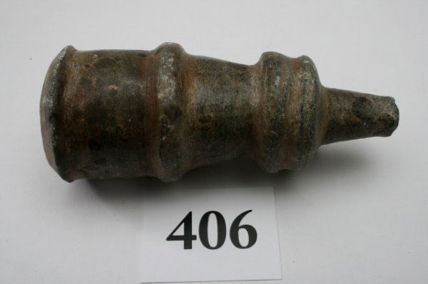 Steatite Chumash Pipe: 4 7/8" Steatite Chumash Pipe Cal.