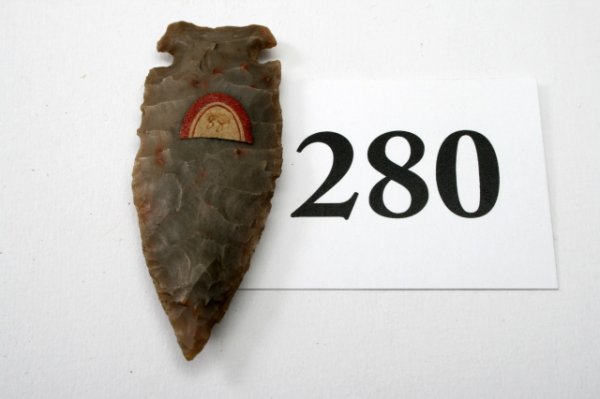 Point of Carter Cave Flint: 2 7/16" Nice Point of Carter Cave Flint