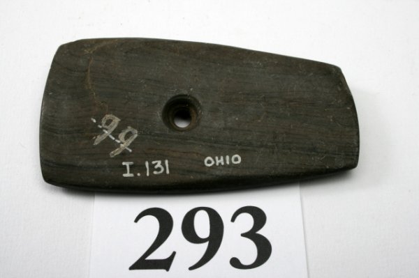 3 1/8" Banded Slate Pendant: 3 1/8" Banded Slate Pendant Ohio