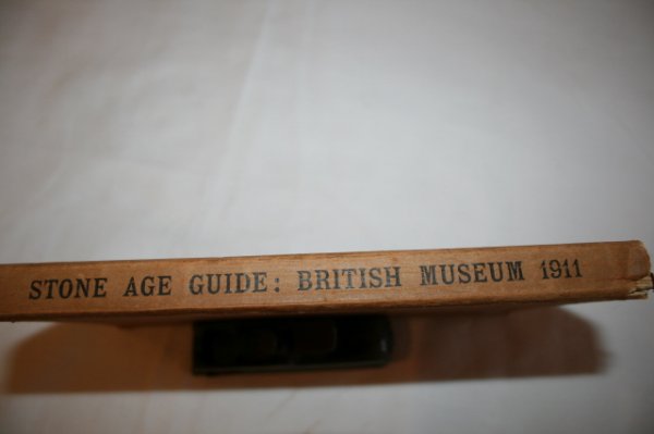 BRITSH MUSEUM BOOK: BOOK, BRITSH MUSEUM – A GUIDE TO THE ANTIQUITIES OF THE STONE AGE (1911)