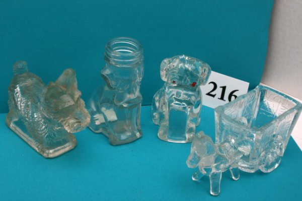 4 Misc. Candy Containers