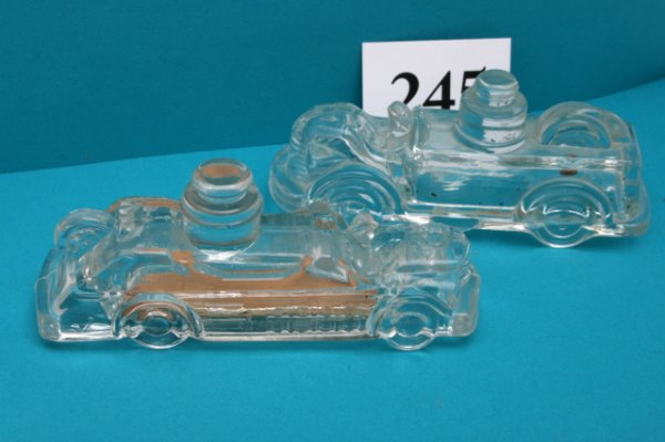 2 Fire Engine Candy Containers: n/pic - (2pcs)Fire Engine - "No. 11" - N/C Fire Engine - "Miniature" - R/C