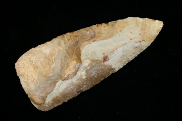 FLINT KNIFE: KNIFE, FLINT, 3 7/8", OH., EX-HOOKS
