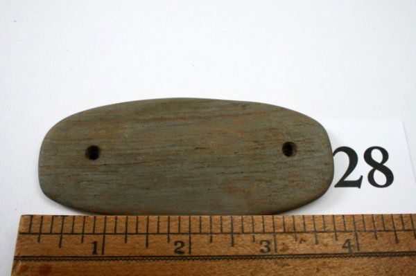 4" Limestone Gorget: 4" Limestone Gorget – Alabama