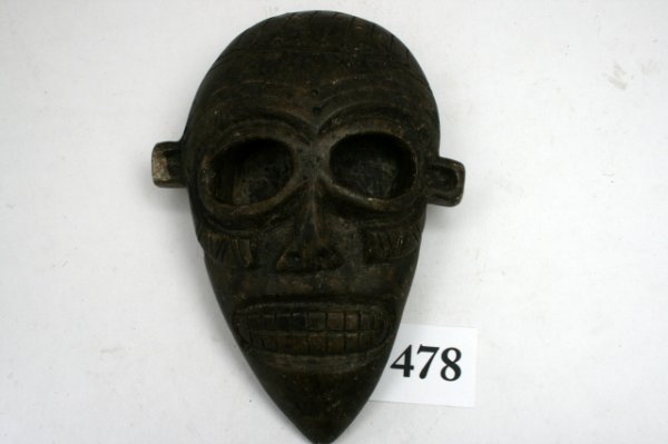 Tainto Stone Death Mask: 8 1/8" Tainto Stone Death Mask (South Seas) nice!