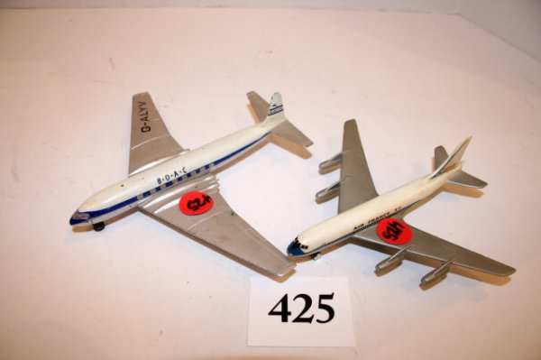 Comet Air France 707: Dinky Cm Aircraft Boat Comet Air France 707 – Vg/ex 2pcs.