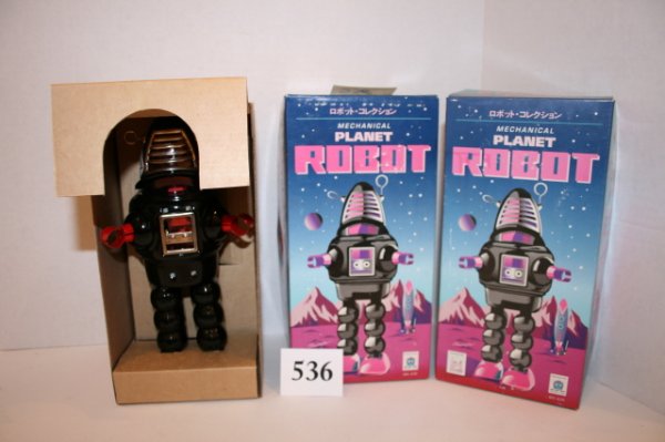 Japan Planet Robots: Japan Planet Robots – Robby – MIB, contemporary Issue (black & red)