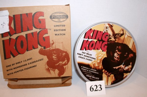 King Kong Watch/Reel Tin: King Kong Watch/Collectible Reel Tin – New Old Stock