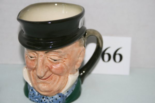 Royal Doulton 3 ¼ in. "Mr. Micawber" Toby jug: Royal Doulton 3 ¼ in. "Mr. Micawber" Toby jug