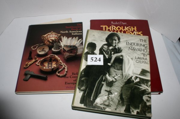 4 Books: 4 Books: Indians of the Pacific North West Ruth Underhill 1944 The Smithsonian Book of North American Indians Phillip Kopper 1986 The Enduring Navajo Laura Gilpin 1968 Through Indian Eyes Readers Dige