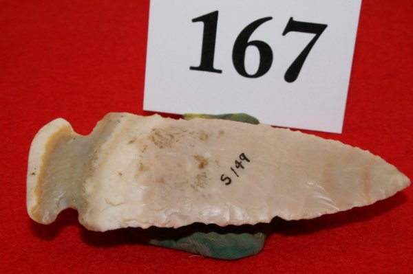 Carter Cave Flint Dovetail Point: 3 3/8" Carter Cave Flint Dovetail Point – Ex. Speck Collection
