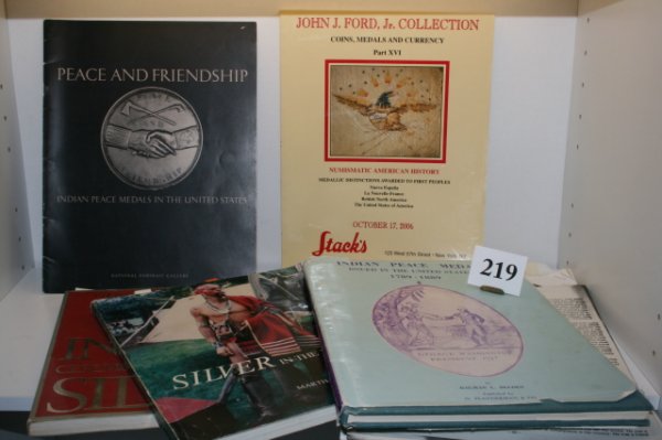 Silver in the Fur Trade: Silver in the Fur Trade" Martha Wilson Hamilton, 1995 236 pages, "Indian Peace Medals Issued In the United States" 1789-1889, Bauman L. Belden 1972, Norman Flayderman & Co. Publisher, "The Covenant Ch