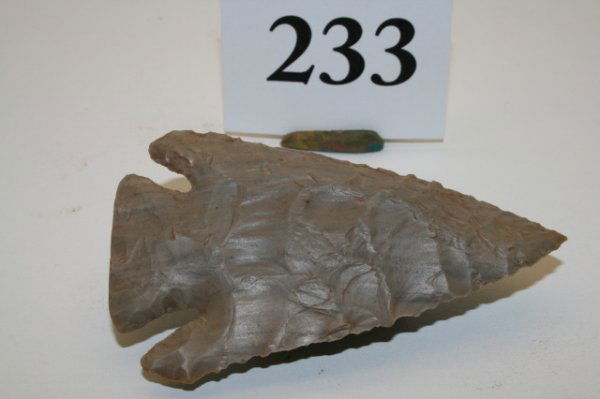 Lost Lake Point: 3 7/16" x 2" Lost Lake Point of Tyrone Chert from Clark Co. Ky. – Ex. Mike Thompson Collection
