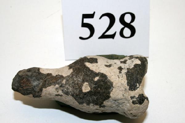 Effigy Charmstone: 2 7/8" Rare Effigy Charmstone collected by C.L. Hudson over 40 year period ending in the 1950's in the lower San Joaquiw Valley Cal. they were made and used by the ancient yokut indians in their cerem