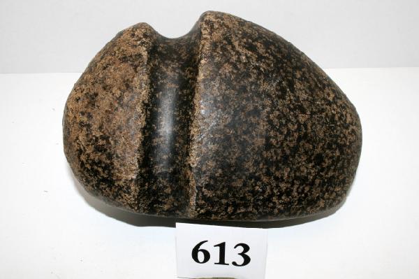 Speckled Granite Axe: 6 7/8" Fine Polished Speckled Granite Axe – Adams Co. Ill., Ex. Unland Coll.