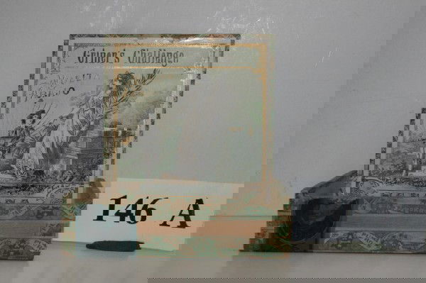 4" x 5" Griners Challenge Hobana Wooden Cigar Box: 4" x 5" Griners Challenge Hobana Wooden Cigar Box – original label – scene of Puridad goddess