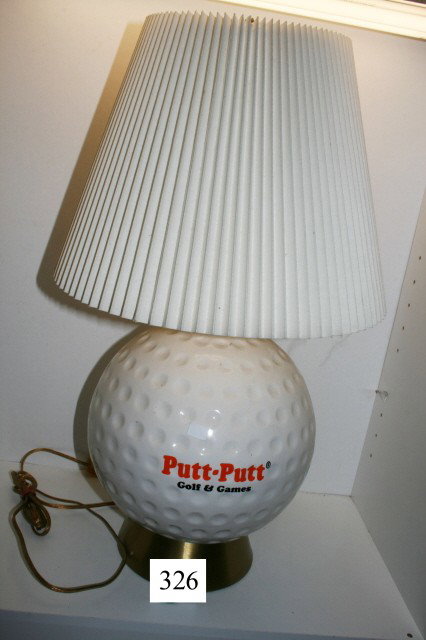 23" Putt Putt Golf & Games China Lamp: 23" Putt Putt Golf & Games China Lamp
