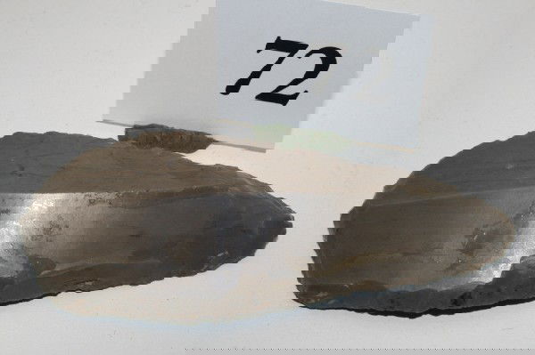 Hornstone Paleo Uniface Knife: 4 7/16" Hornstone Paleo Uniface Knife