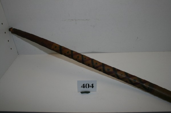 Indian Plains Bow: 47 1/2" Recurve Indian Plains Bow, Old Berry Stain Decoration, Finely made, Good old Bow