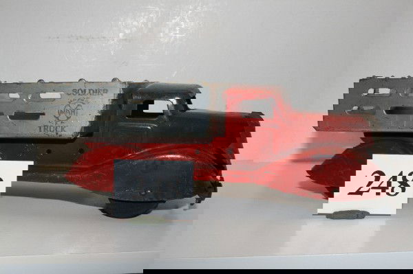 Marx Soldier Truck Stake Truck: Marx Soldier Truck Stake Truck – vg/ex. – 10"