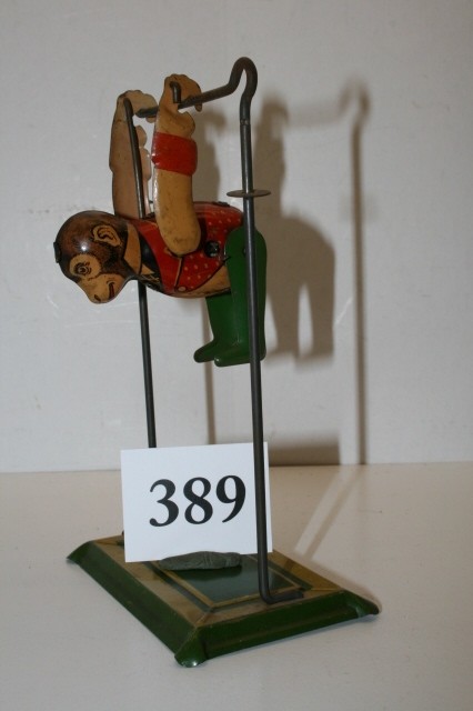 German Acrobatic Monkey: German Acrobatic Monkey w/u – working, excellent – 4 1/4