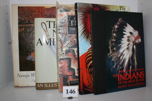 18 Assorted Books on Indians: 18 Assorted Books on Indians and Related Subject Matter: History, Art, Coffee Table Books - nice assortment