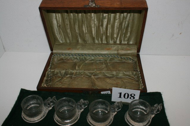 Salt Dip: (6) Squirrel in original box – 4 with slight damage
