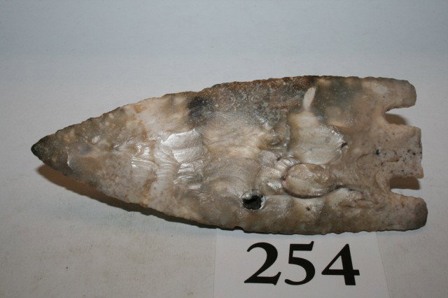 5" Smith Point: 5" Smith Point of Colorful Mottled Chert