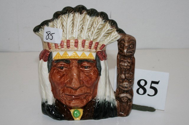 Royal Doulton Toby Mug: Royal Doulton Toby Mug – North American Indian – copyright 1966