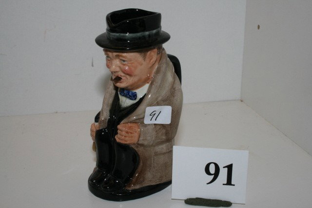 Royal Doulton Toby Mug: Royal Doulton Toby Mug – Winston Churchill