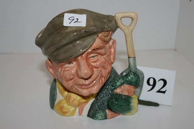 Royal Doulton Toby Mug: Royal Doulton Toby Mug – The Gardener copyright 1972