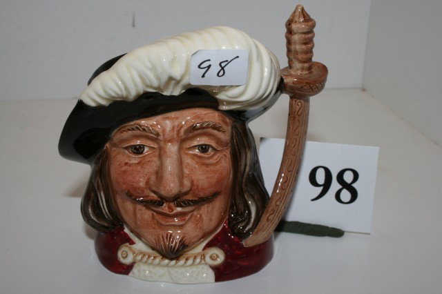 Royal Doulton Toby Mug: Royal Doulton Toby Mug – Porthos copyright 1955