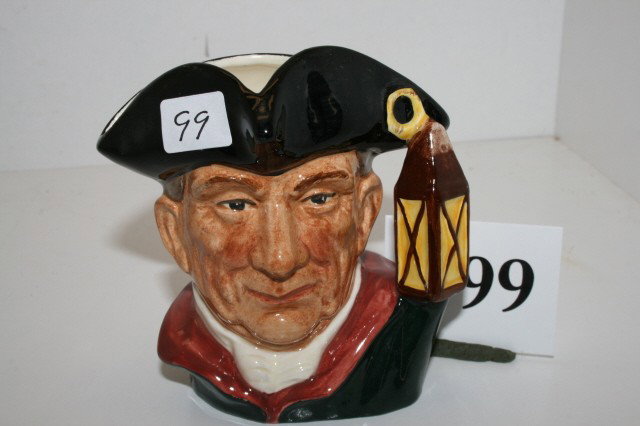 Royal Doulton Toby Mug: Royal Doulton Toby Mug – Night Watchmen copyright 1962