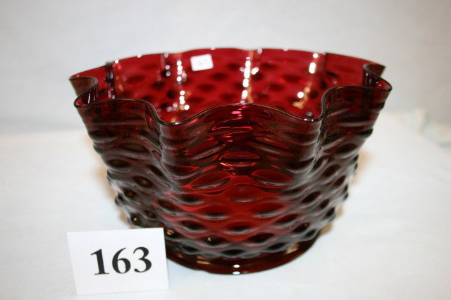 Pigeon Blood Hobnail Gas Shade