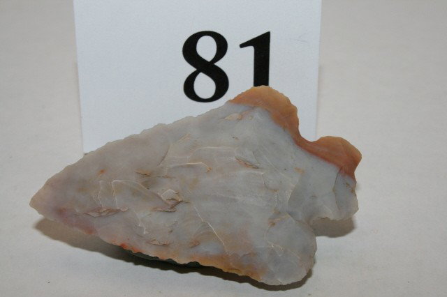 Heavy Duty Point: 2 9/16" Multi Colored Heavy Duty Point – Clark Co. Ohio – Arthur Altick Coll.