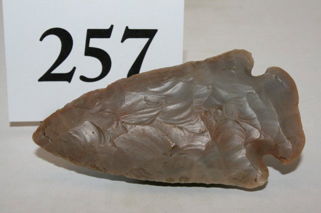 Carter Cave Dovetail Point: 2 7/8" Fine Carter Cave Dovetail Point – Clark Co. Ohio – Ex. Arthur Altick Coll.