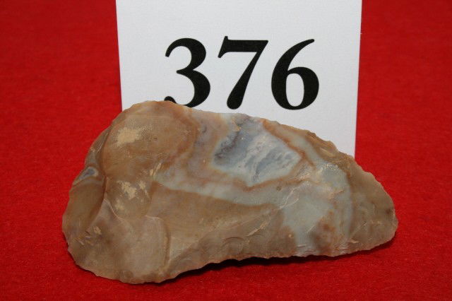 2 9/16" Uniface Knife: 2 9/16" Uniface Knife – Colored Flint Ridge – Clark Co. Ohio – Ex. Arthur Altick Collection