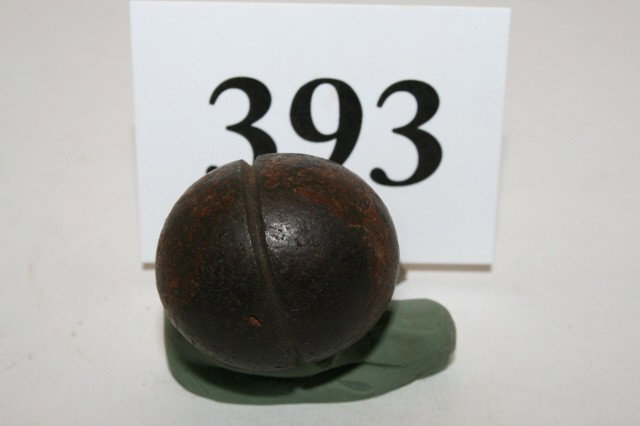 Acorn Hematite Plummet: 1 3/16" Miniature Grooved Acorn Hematite Plummet – Clark Co. Ohio – Ex. Arthur Altick Collection
