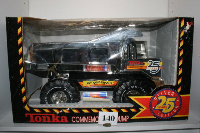Tonka Dump Truck: Tonka 25th Anniversary Commemorative Dump Truck in original box
