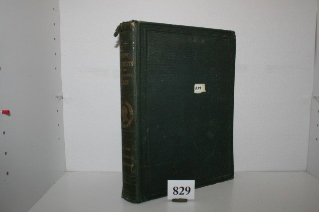 Book: "Ancient Monuments: Book: "Ancient Monuments of the Mississippi Valley" Squire and davis 1848, Washington D.C. Rare! Book 306 p. color plates, binding loose