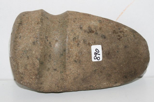 3/4 Groove Granite Axe: 7" 3/4 Groove Granite Axe – Clark Co. Ohio – Ex. Arthur Altick Coll.